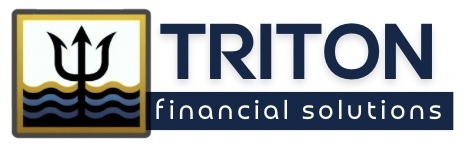 logo for triton financial solutions who specializes in the acquisition and sale of non performing bad debt receivables